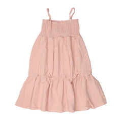 Çiçekler ve Yapraklar - Askılı Elbise