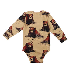 Body de manga comprida confeccionado em algodão (orgânico)