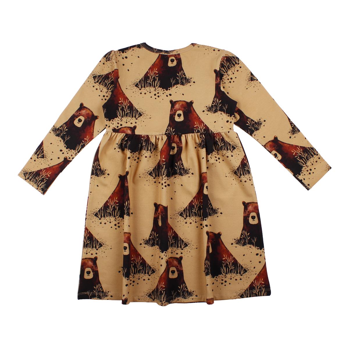 Langarm Kleid aus Baumwolle (Bio)