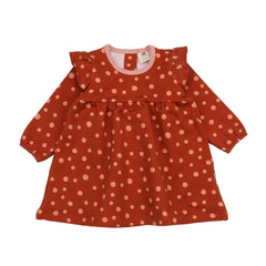 Brown Dots-Sweat Dress