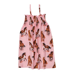 Graceful Horses-Sleeveless Dress
