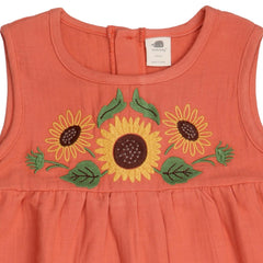 Golden Ochre Sleeveless Dress