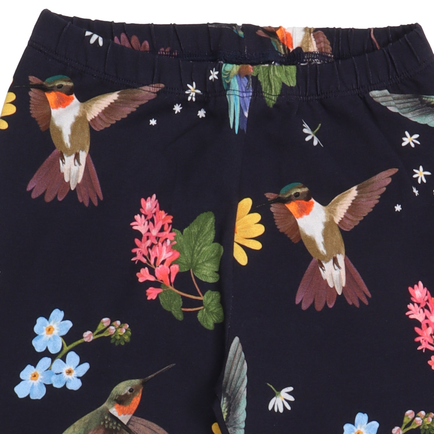 Hummingbirds Around Flowers-Leggings