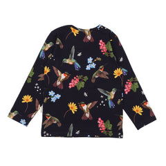 Hummingbirds Around Flowers-Shirt