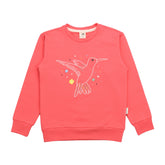 Hummingbirds Around Flowers-Sweatshirt