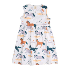 Happy Horses-Sleeveless Dress