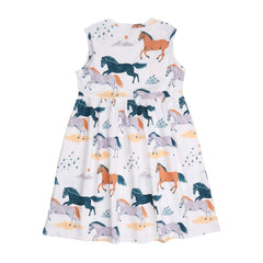 Happy Horses-Sleeveless Dress