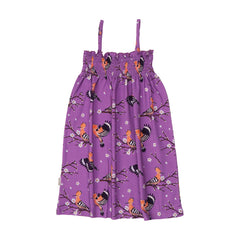 Happy Hoopoes-Sleeveless Dress