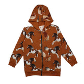 Veste sweat en coton (bio)