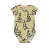 Body met korte mouwen van katoen (biologisch)