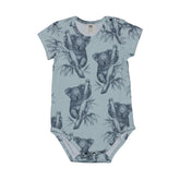 Body met korte mouwen van katoen (biologisch)