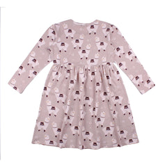 Langarm Kleid aus Baumwolle (Bio)