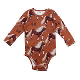 Pamuktan yapılmış uzun kollu body (organik)