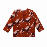 Maglietta a maniche lunghe in cotone (biologico)