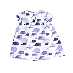 Pamuklu kısa kollu elbise (organik)