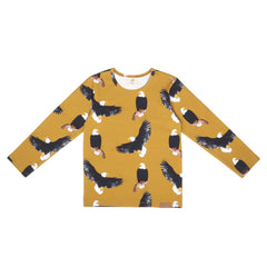 Camisa de manga comprida confeccionada em algodão (orgânico)