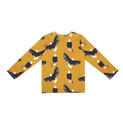 Camisa de manga comprida confeccionada em algodão (orgânico)