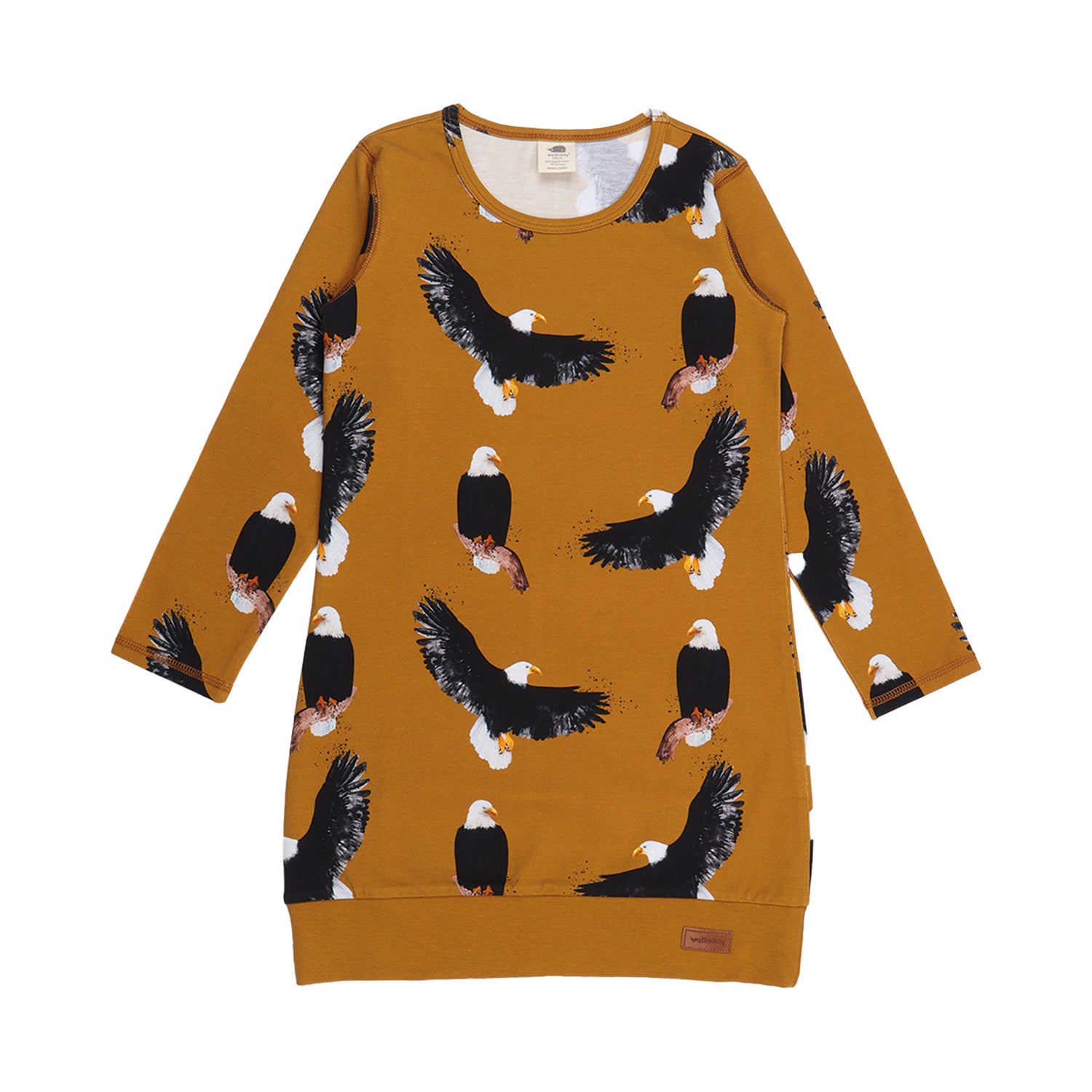 Langarm Kleid aus Baumwolle (Bio)