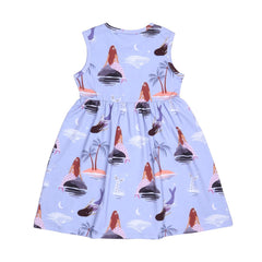 Vestido manga curta confeccionado em algodão (orgânico)