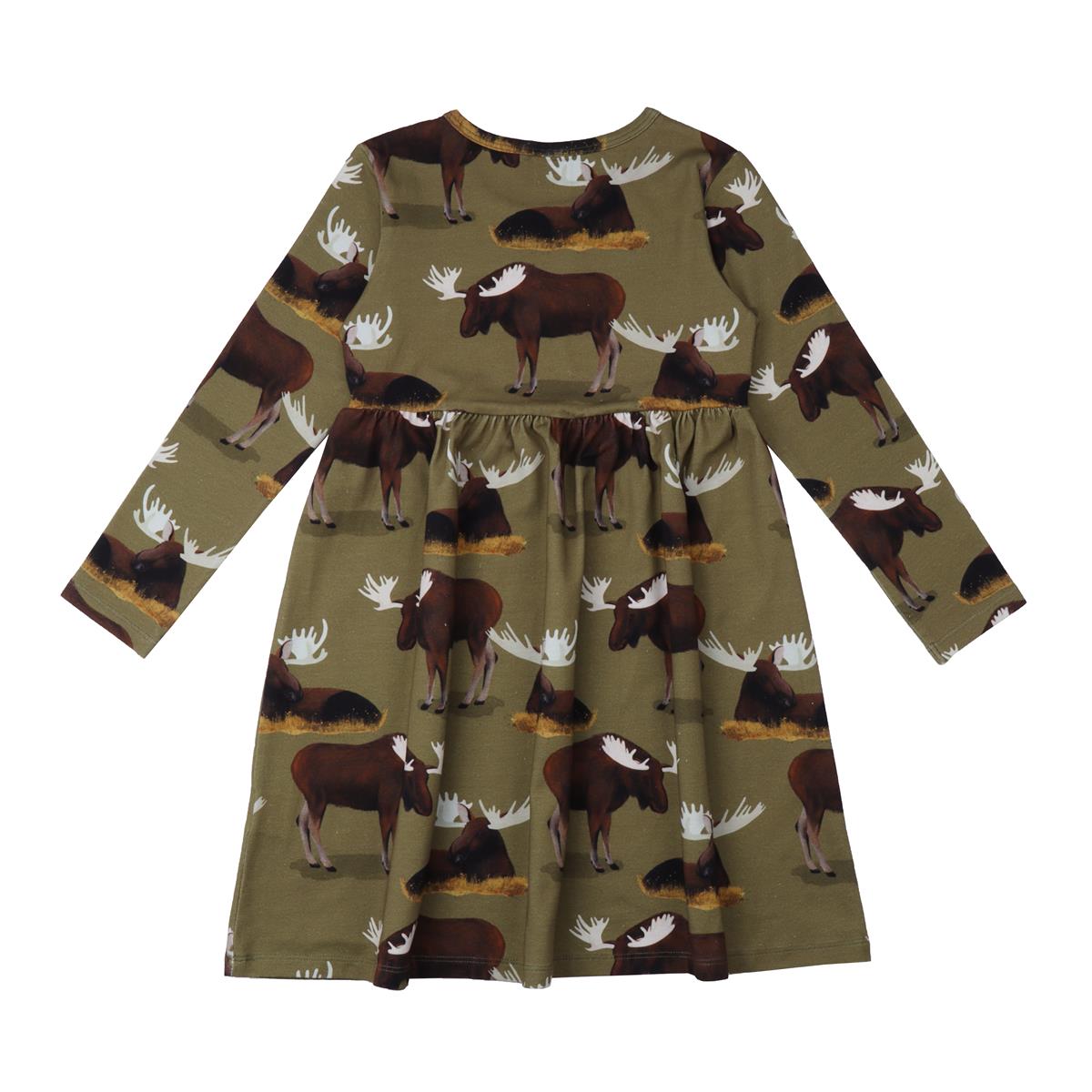 Langarm Kleid aus Baumwolle (Bio)