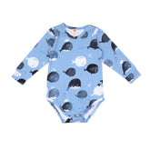 Pamuktan yapılmış uzun kollu body (organik)