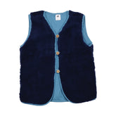 Navy Fleece-Fleece Vest