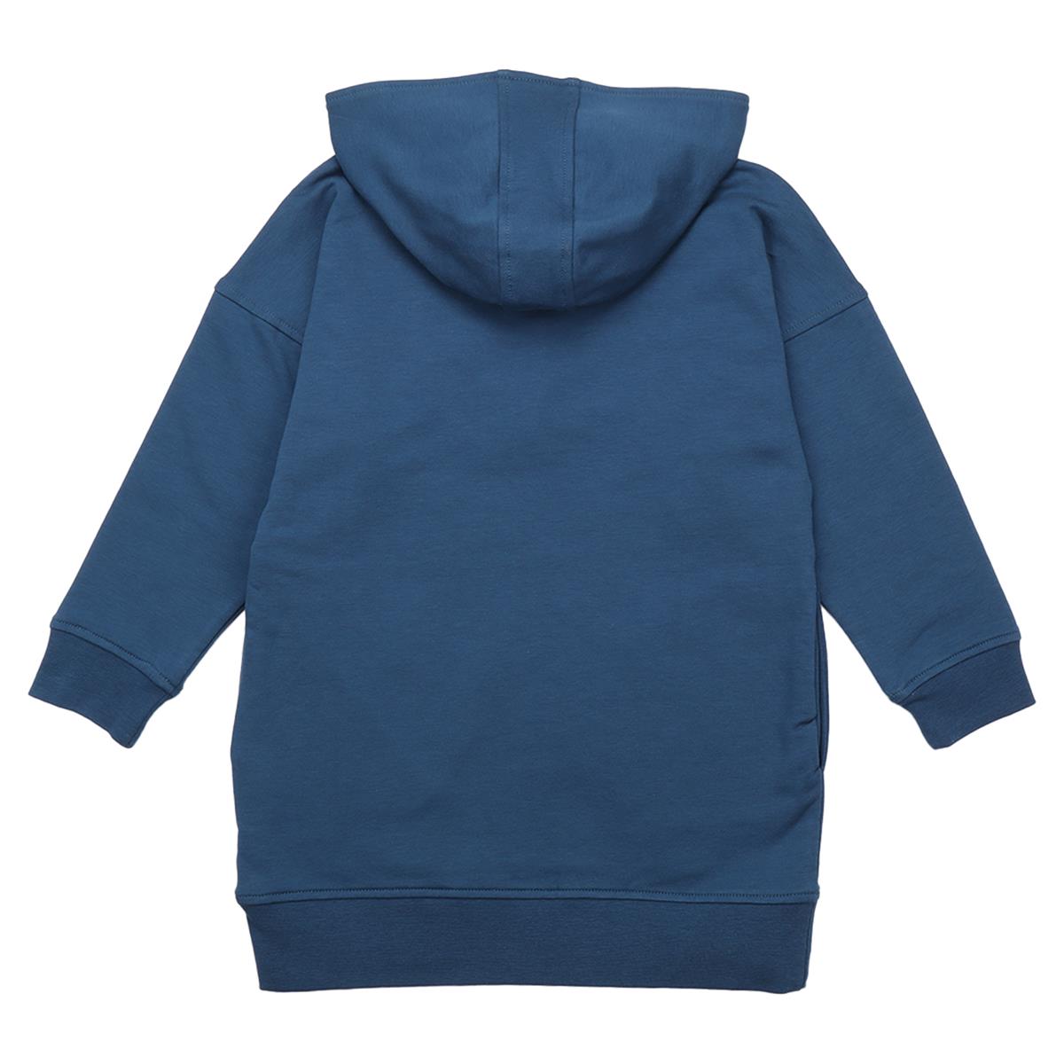 Navy - Hoodie Dress