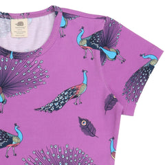 Fancy Peacocks-Flared Dress