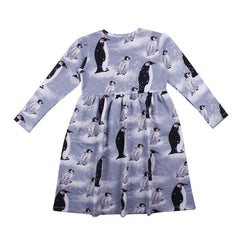 Langarm Kleid aus Baumwolle (Bio)