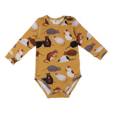 Pamuktan yapılmış uzun kollu body (organik)