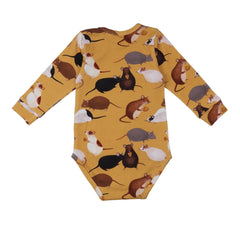 Long-sleeved body made of cotton (organic)