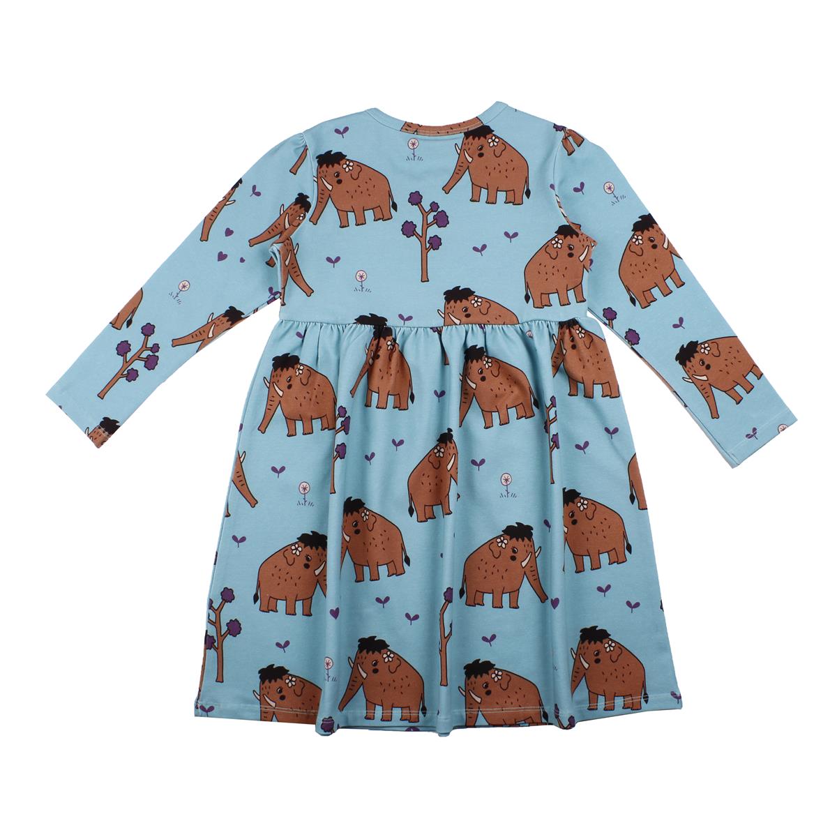 Langarm Kleid aus Baumwolle (Bio)