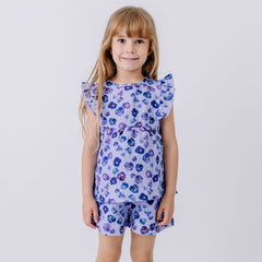 Purple Violas-Shorts