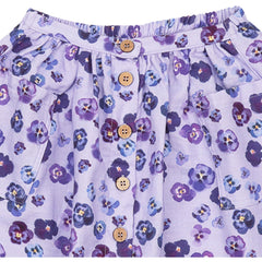 Purple Violas-Skirt