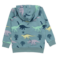 Running Dinosaurs sweat jacket