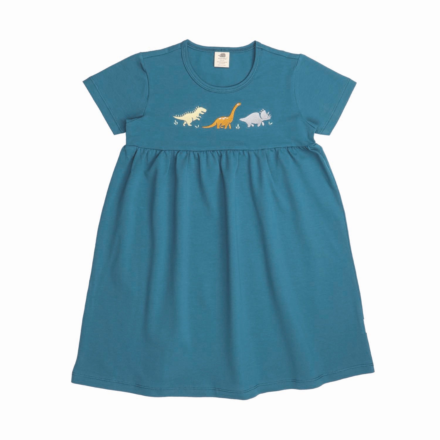 Running Dinosaurs-Babydoll Dress