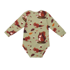 Långärmad kropp gjord av bomull (ekologisk)