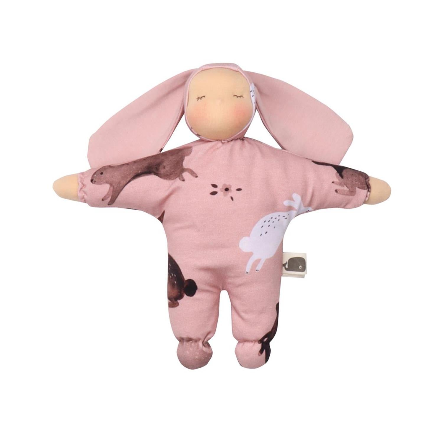 Schlaffreund Hase Waldorf art puppe stoffpuppe montessori