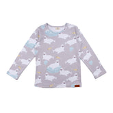 Maglietta a maniche lunghe in cotone (biologico)