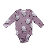 Pamuktan yapılmış uzun kollu body (organik)