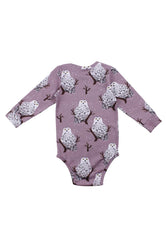 Langarm Body aus Baumwolle (Bio)