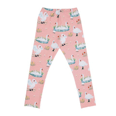 Swans in Spring-Leggings