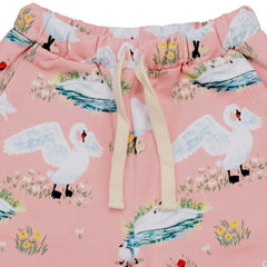 Swans in Spring-Shorts