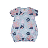 Kurzarm Kleid aus Baumwolle (Bio)