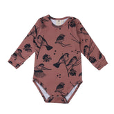 Pamuktan yapılmış uzun kollu body (organik)