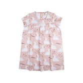 Kurzarm Kleid aus Baumwolle (Bio)