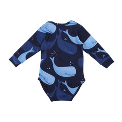 Langarm Body aus Baumwolle (Bio)