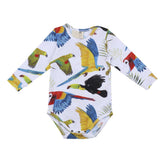 Pamuktan yapılmış uzun kollu body (organik)