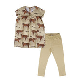 Jurkje met korte mouwen van katoen (biologisch)