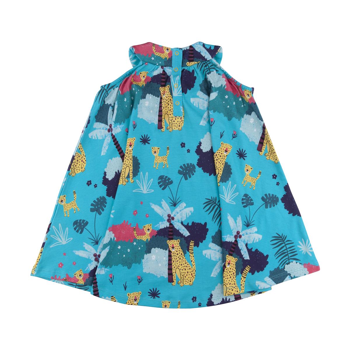 Kurzarm Kleid aus Baumwolle (Bio)